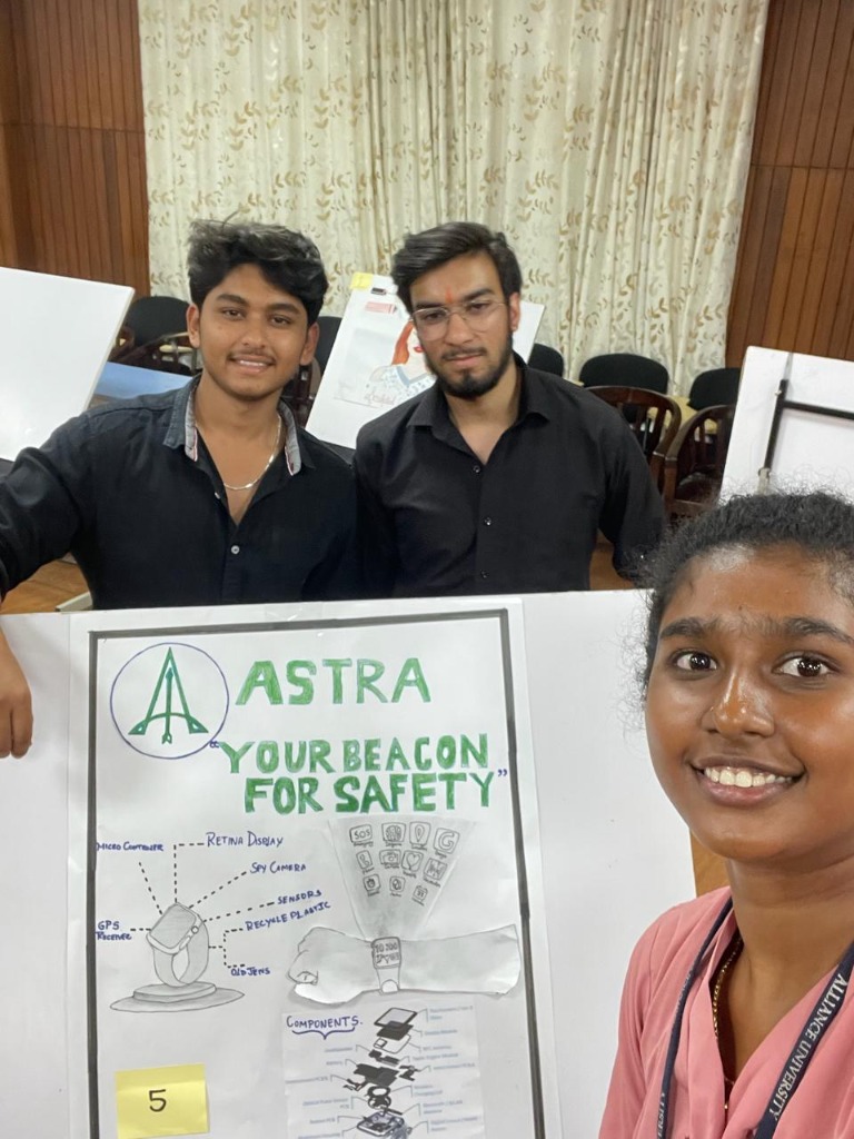 Astra Safety Smartwatch Project poster